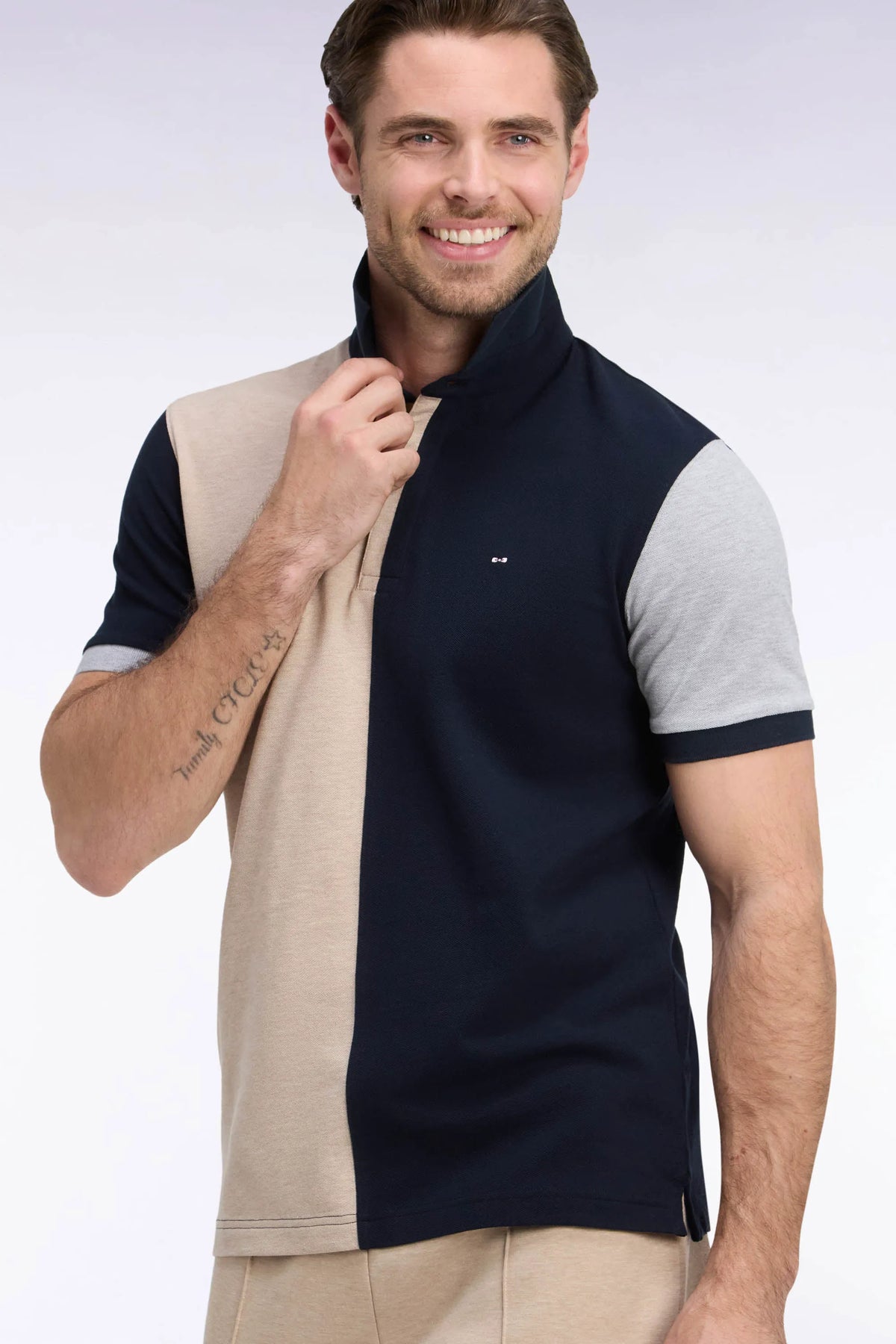 Beige Tricolor